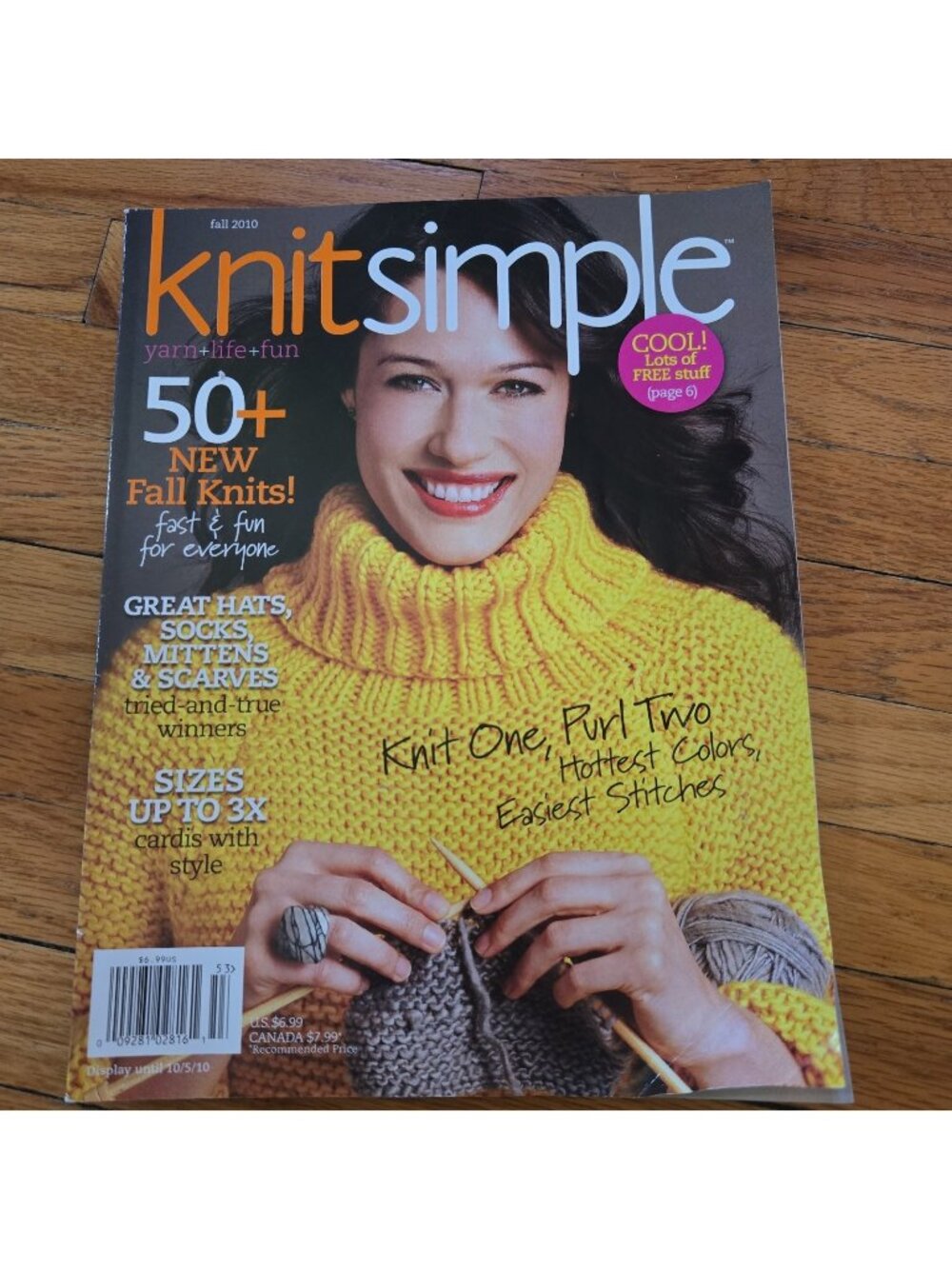 Knit Simple Magazine Fall 2010 sweater, thrown, afghan